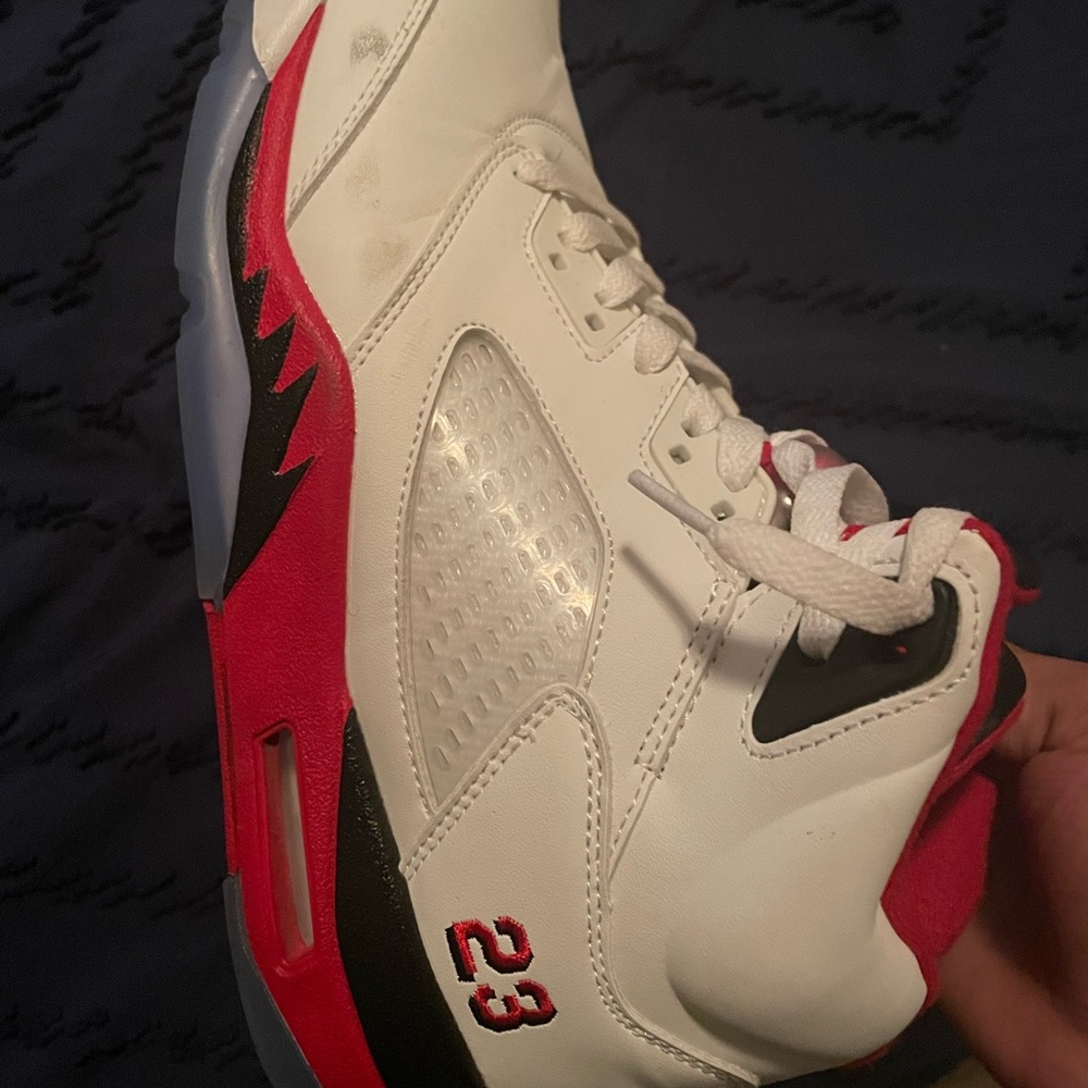 Air Jordan 5’s fire red